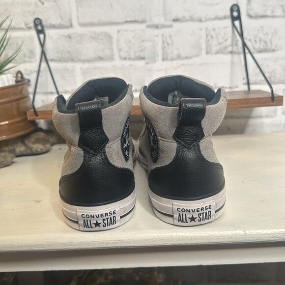 Converse Men's Chuck Taylor Street Mid Varsity Jacket Leather Sneakers 9, 11 - Picture 5 of 11